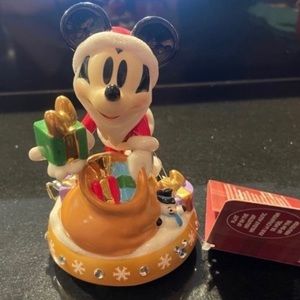 Disney Musical Figurine - Santa Mickey Mouse